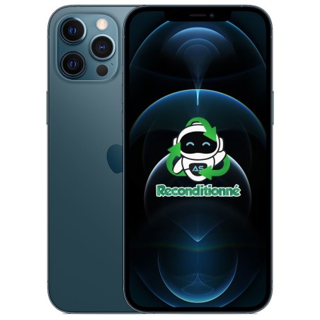 iPhone 12 Pro Max Reconditionné - Grand Écran 6.7", Triple Caméra Pro, LiDAR