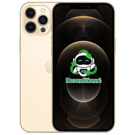 iPhone 12 Pro Max Reconditionné - Grand Écran 6.7", Triple Caméra Pro, LiDAR
