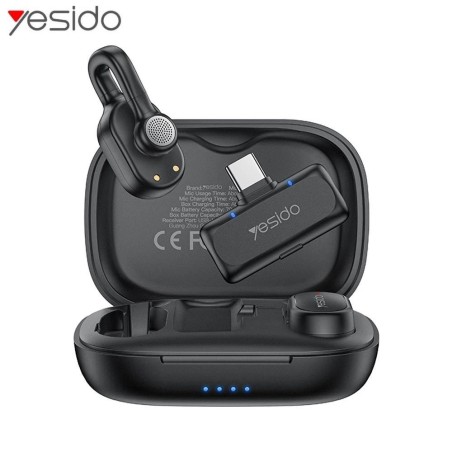 Microphone Cravate Sans Fil Yesido KR25 | USB-C / Lightning | Neuf