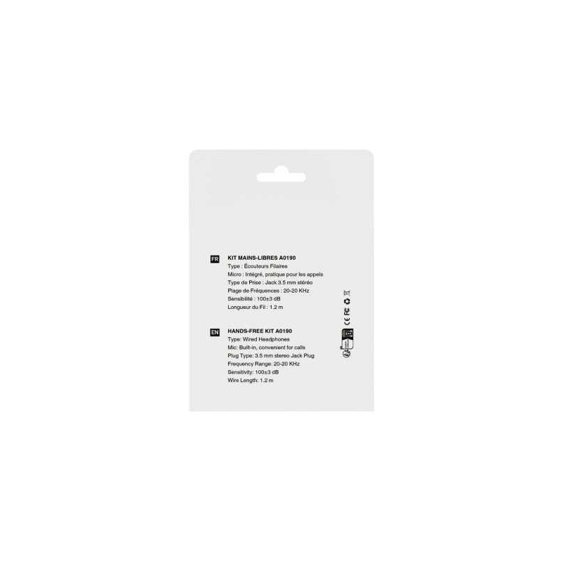 Écouteurs Kit Main Libre Jack 3.5 mm Mayline | Neuf