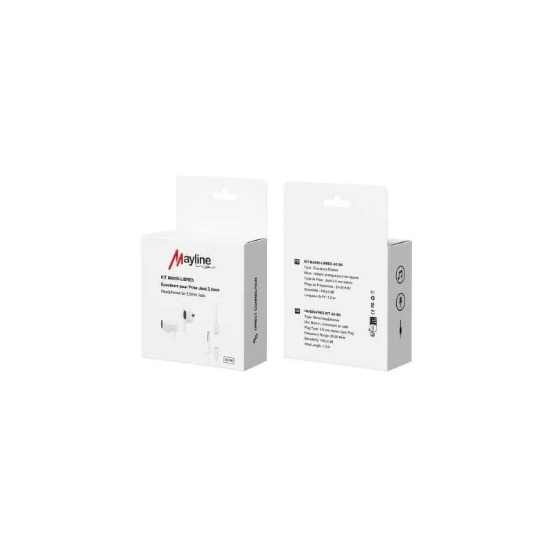 Écouteurs Kit Main Libre Jack 3.5 mm Mayline | Neuf