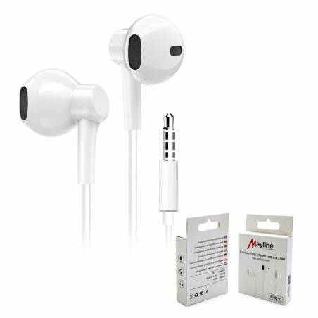 Écouteurs Kit Main Libre Jack 3.5 mm Mayline | Neuf