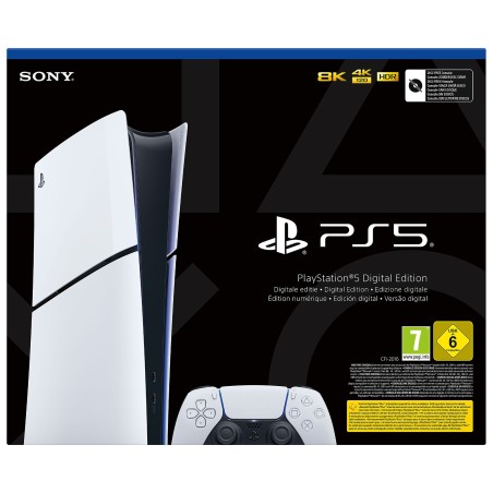 Sony PlayStation 5 Digital Edition 825 Go – PS5 4K HDR