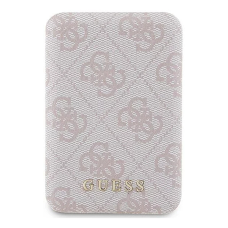 Power Bank PU MagSafe 5000 mAh Rose Guess | Batterie Externe Magnétique