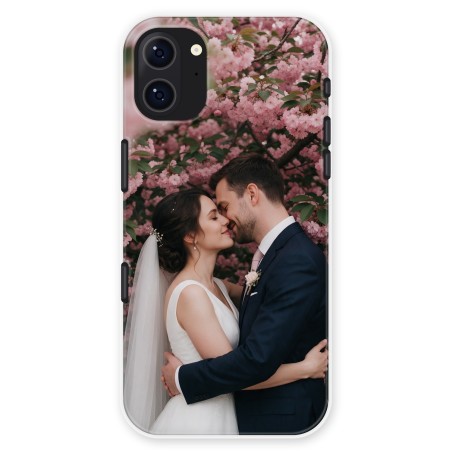 Coque personnalisée double protection induction iPhone 16 Plus