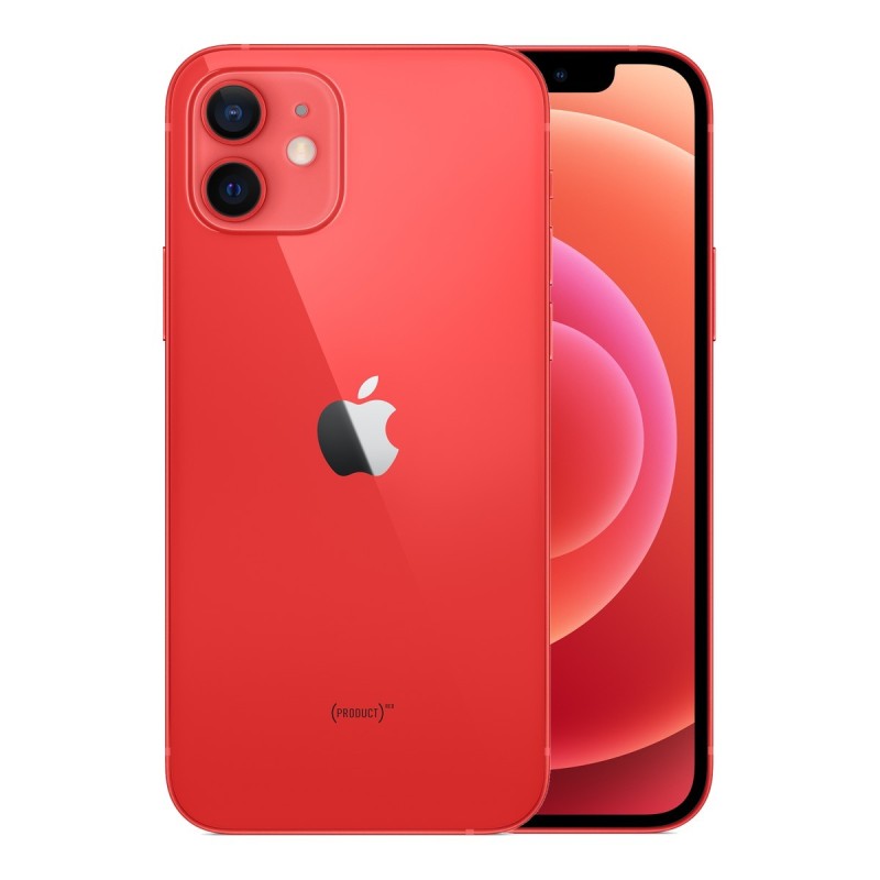 iPhone 12 reconditionné Rouge – dos et face
