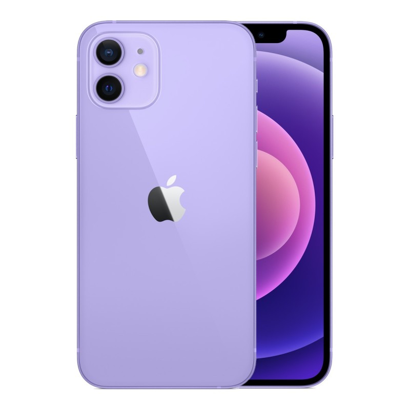 iPhone 12 reconditionné Mauve – dos et face