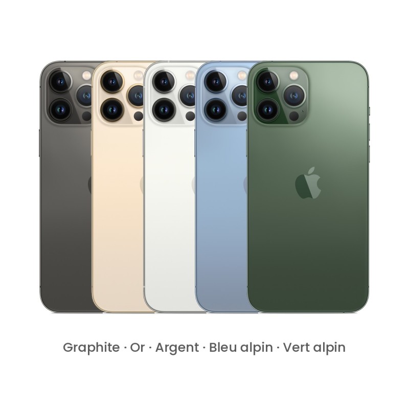 iPhone 13 Pro Max reconditionné – coloris disponibles