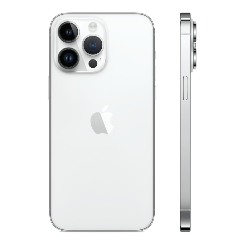 iPhone 14 Pro Max reconditionné Argent – dos de profil