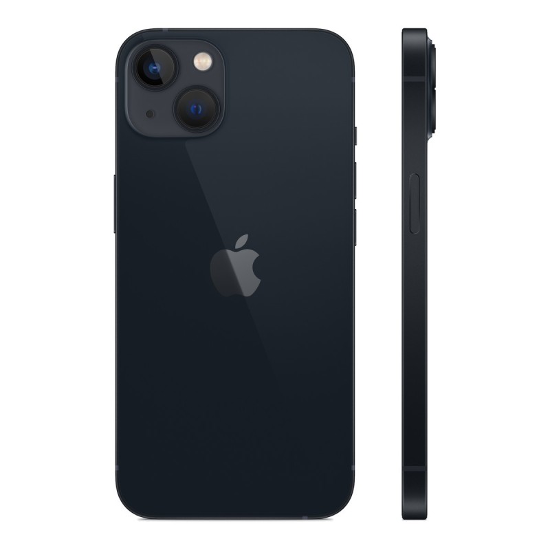 iPhone 13 reconditionné Minuit – dos de profil