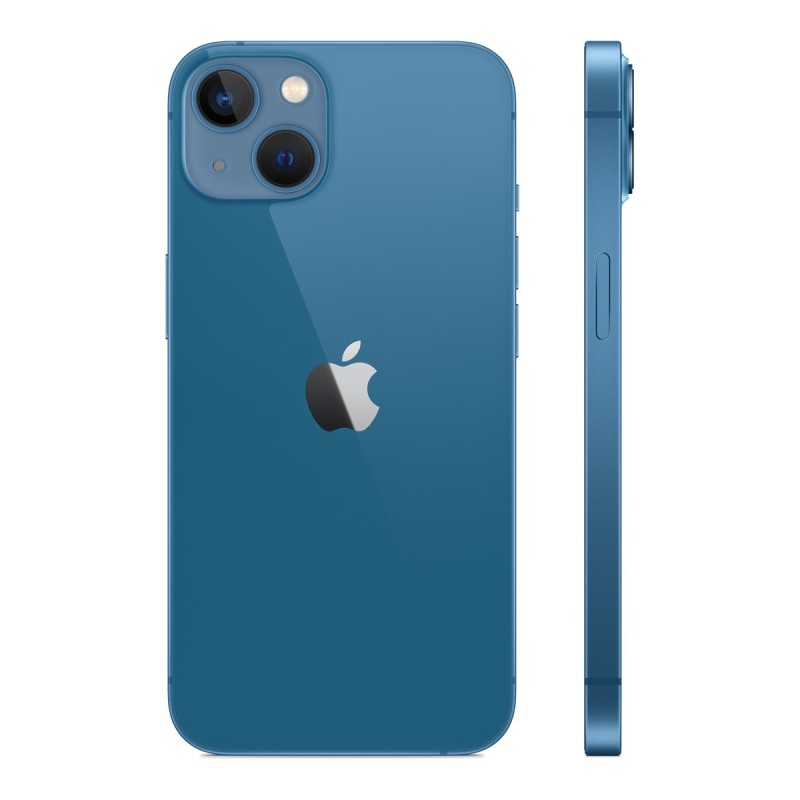 iPhone 13 reconditionné Bleu – dos de profil