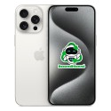 iPhone 15 Pro Max reconditionné Titane blanc – dos et face