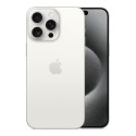 iPhone 15 Pro Max reconditionné Titane blanc – dos et face