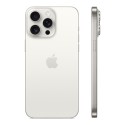 iPhone 15 Pro Max reconditionné Titane blanc – dos de profil