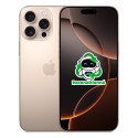 iPhone 16 Pro Max reconditionné Titane sable – dos et face