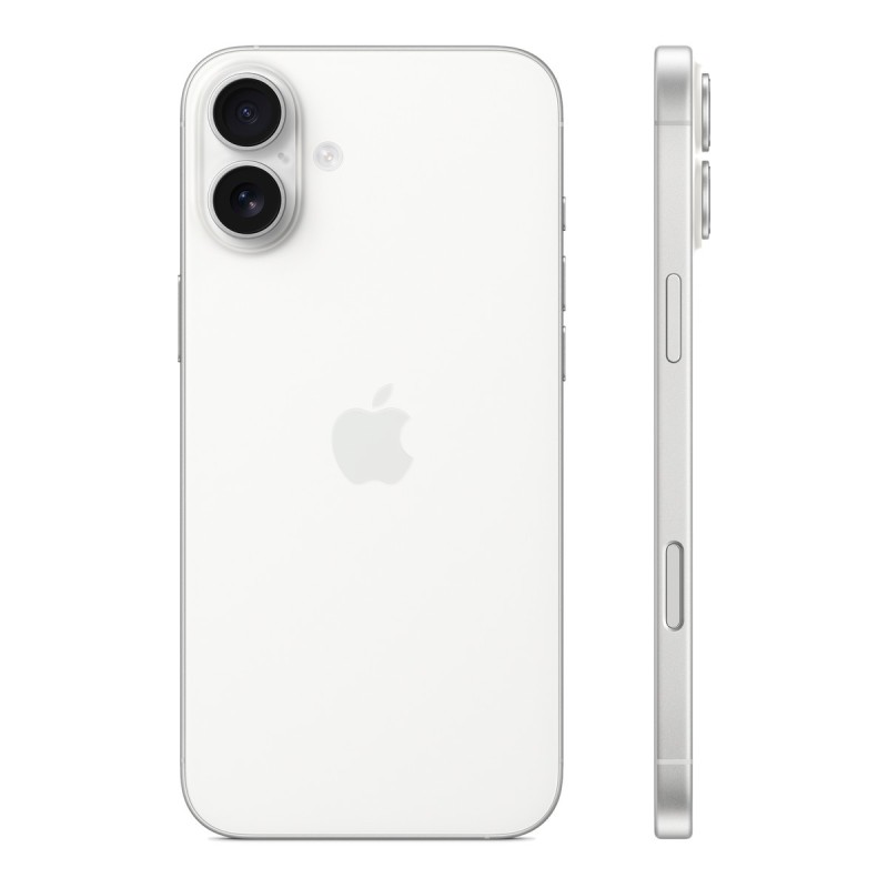 iPhone 16 Plus reconditionné Blanc – dos de profil