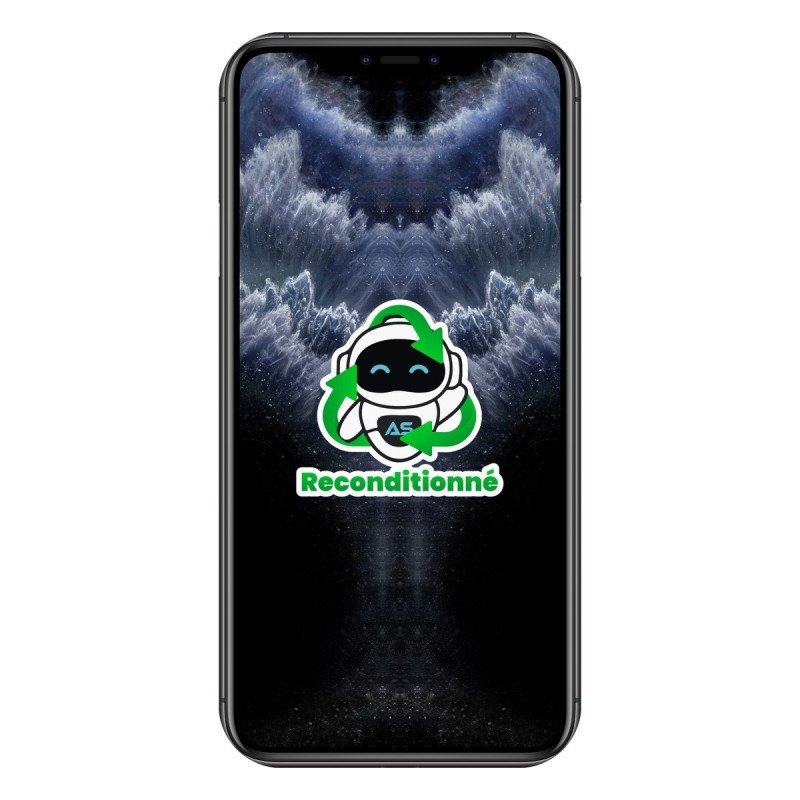 iPhone 11 Pro Max reconditionné Gris sidéral – face