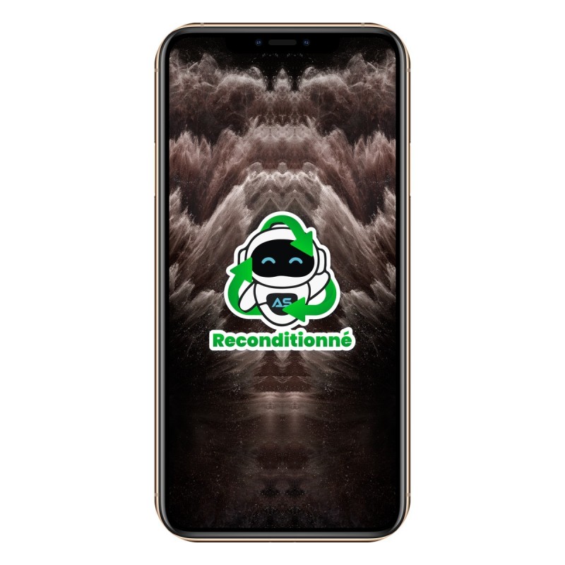 iPhone 11 Pro Max reconditionné Or – face