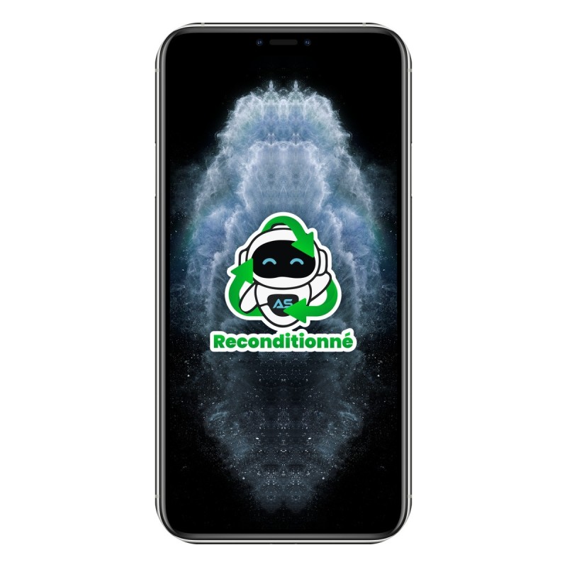 iPhone 11 Pro Max reconditionné Argent – face