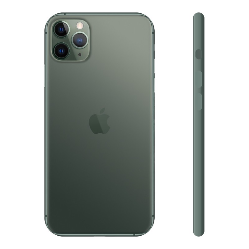 iPhone 11 Pro Max reconditionné Vert nuit – dos et profil