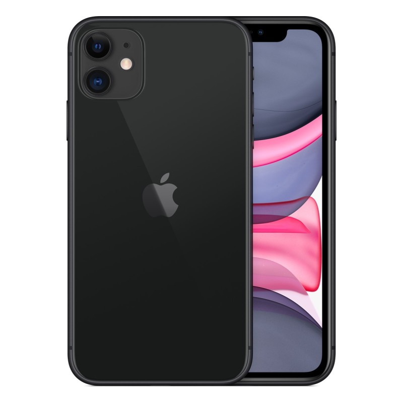 iPhone 11 reconditionné Noir – dos et face