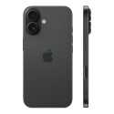 iPhone 16 reconditionné Noir – dos et profil