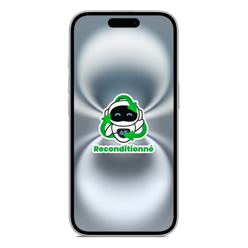 iPhone 16 reconditionné Blanc – face