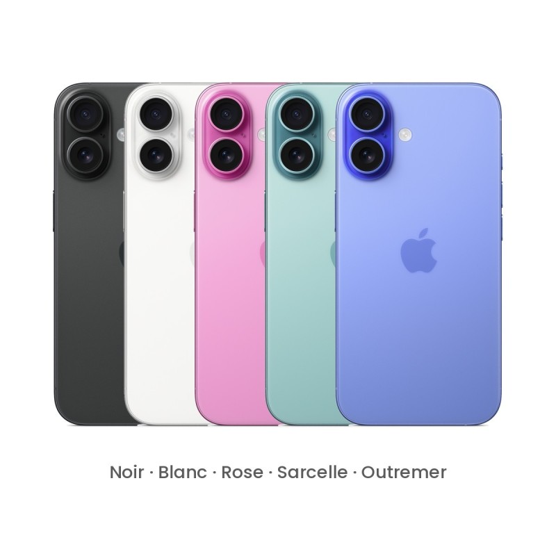 iPhone 16 reconditionné – coloris disponibles