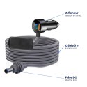 Câble allume-cigare à afficheur avec convertisseur 30 V pour Starlink Mini - 3 m