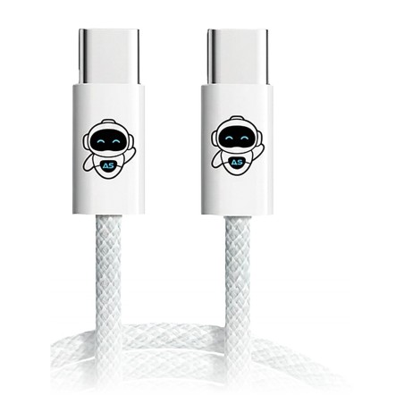 Câble USB-C tressé 60W 2 m | AS Mobiles Guyane