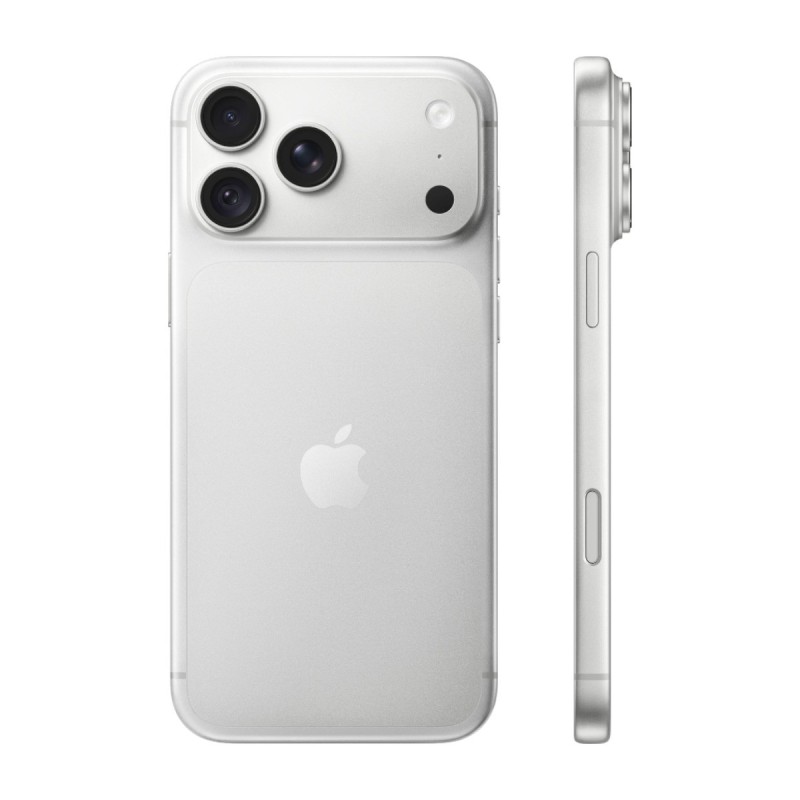 iPhone 18 Pro Max Argent – dos et profil
