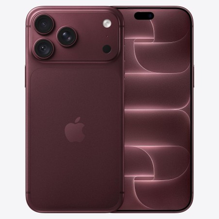 iPhone 18 Pro Max Bordeaux – dos et écran