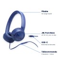 JBL Tune 530C USB-C | Casque filaire Hi-Res | Guyane