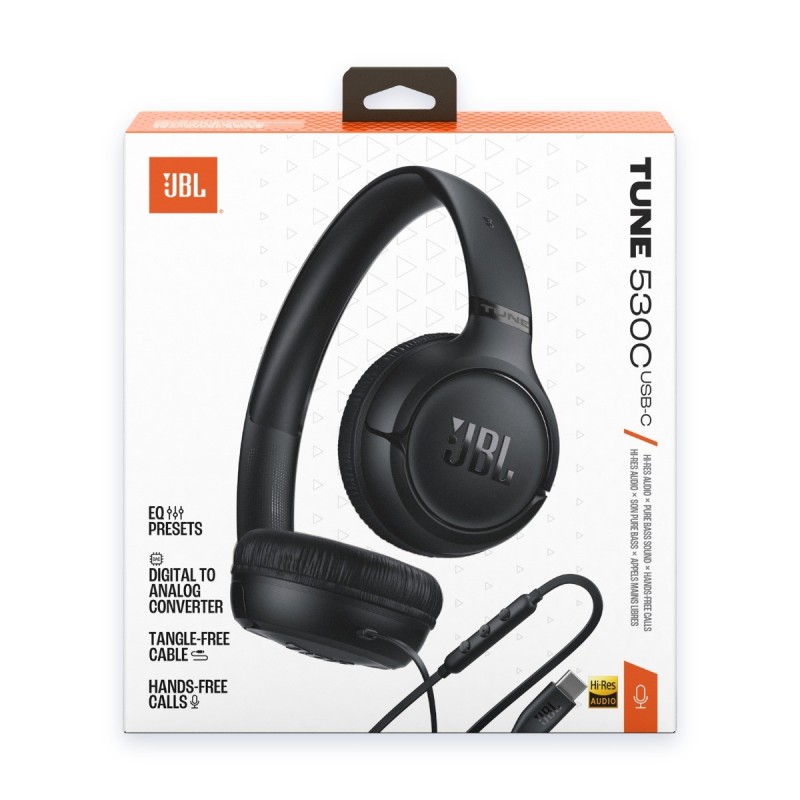 JBL Tune 530C USB-C | Casque filaire Hi-Res | Guyane
