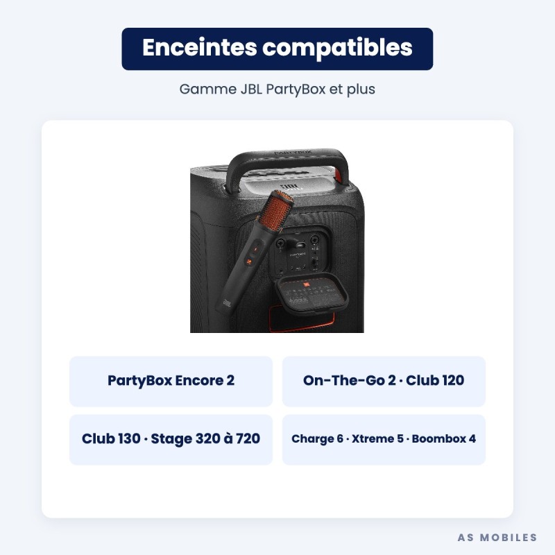 JBL EasySing Mics | Micros sans fil karaoké | Guyane