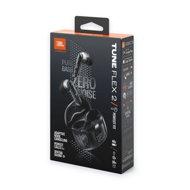JBL Tune Flex 2 Ghost | Écouteurs sans fil ANC | Guyane