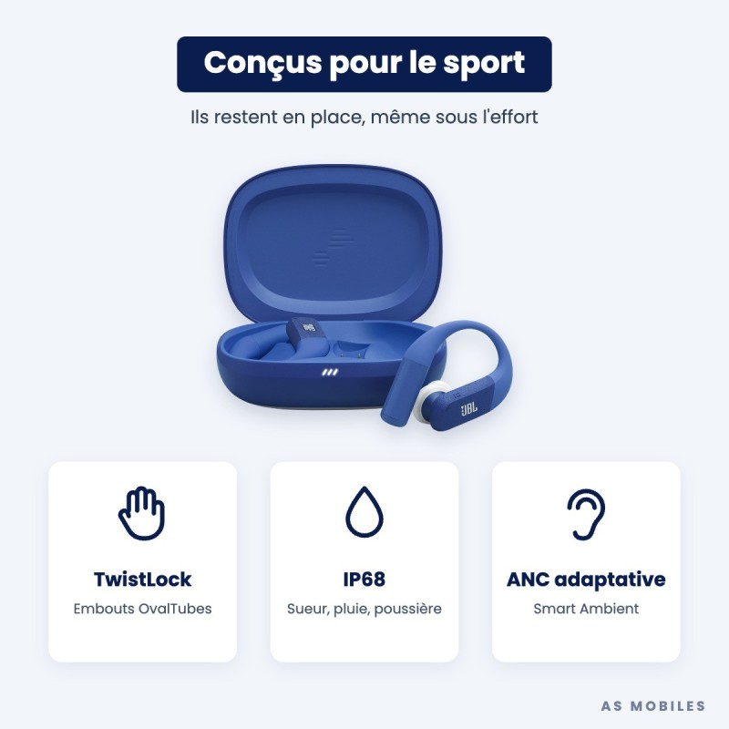 JBL Endurance Peak 4 | Écouteurs sport IP68 | Guyane