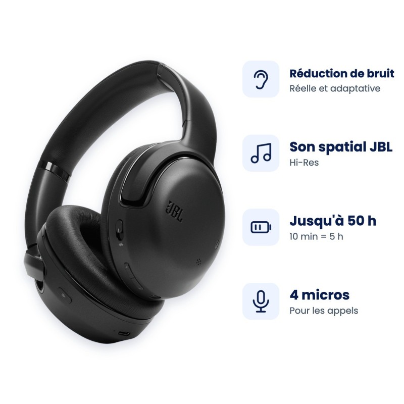 JBL Tour One M2 | Casque réduction de bruit adaptative | Guyane