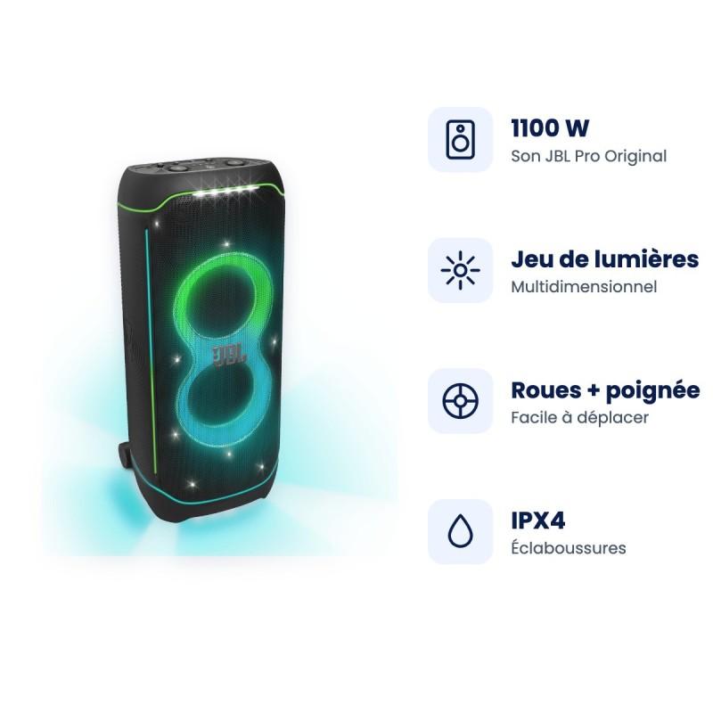 JBL PartyBox Ultimate 1100 W | Enceinte de soirée | Guyane