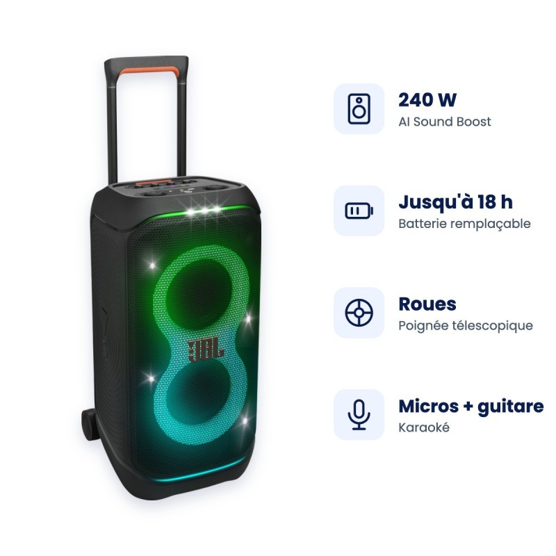 JBL PartyBox Stage 320 | Enceinte de soirée 240 W | Guyane