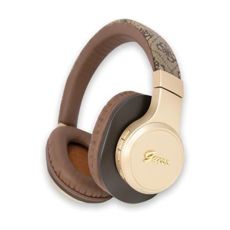 Casque sans fil Guess 4G Script Marron | AS Mobiles