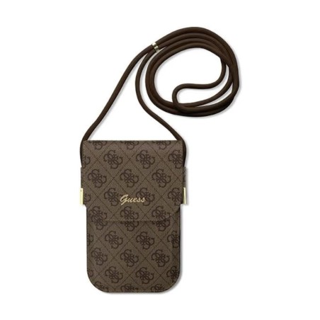 Pochette téléphone Guess 4G Marron | AS Mobiles Guyane