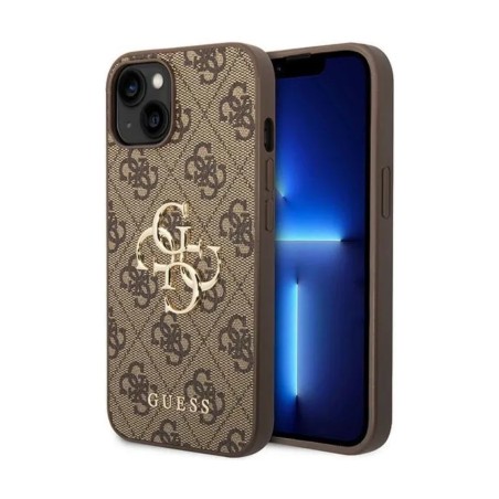 Coque Guess iPhone 15 4G Marron | AS Mobiles