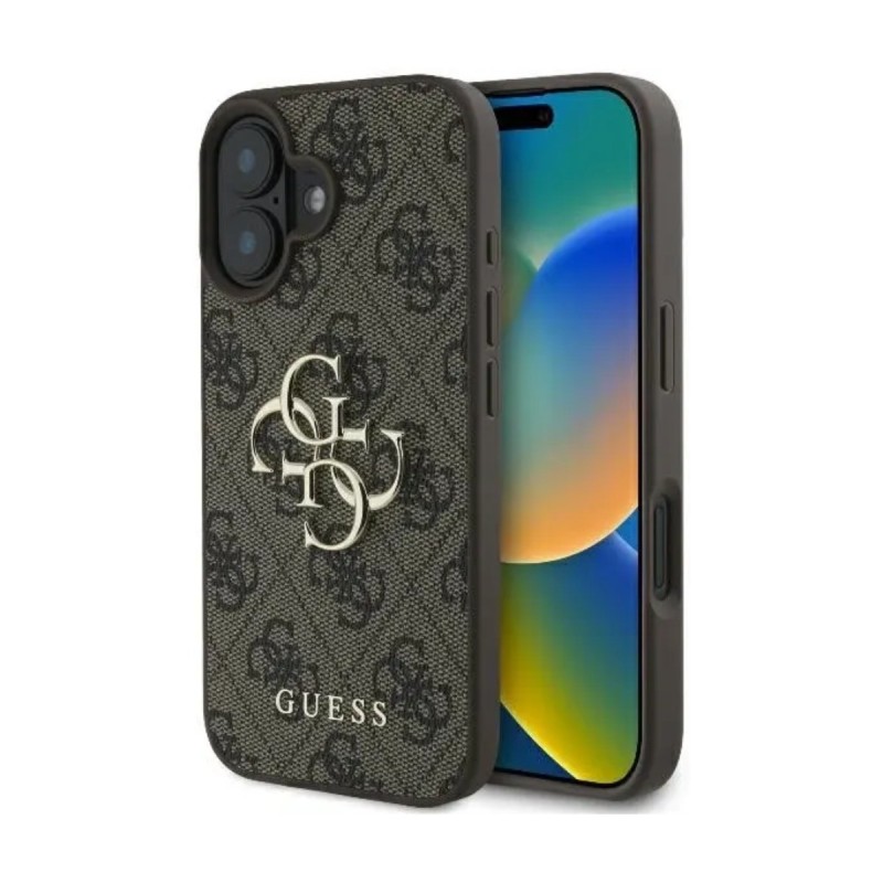 Coque Guess iPhone 16 4G Marron | AS Mobiles