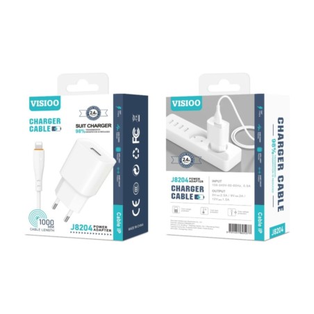 Kit chargeur USB + câble Lightning D-power J8204 | AS Mobiles