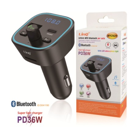 Transmetteur FM Bluetooth + chargeur PD 36 W | AS Mobiles