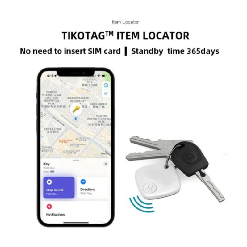 Localisateur TIKOTAG compatible Apple Localiser | AS Mobiles