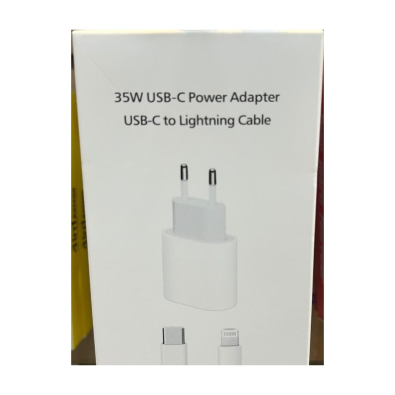 Kit chargeur 35 W USB-C + câble Lightning | AS Mobiles