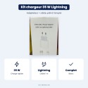 Kit chargeur 35 W USB-C + câble Lightning | AS Mobiles