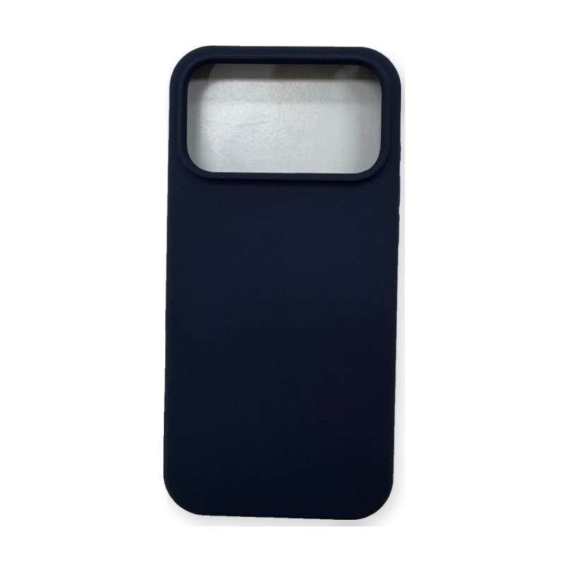 Coque silicone liquide iPhone 17 Pro Max Bleu